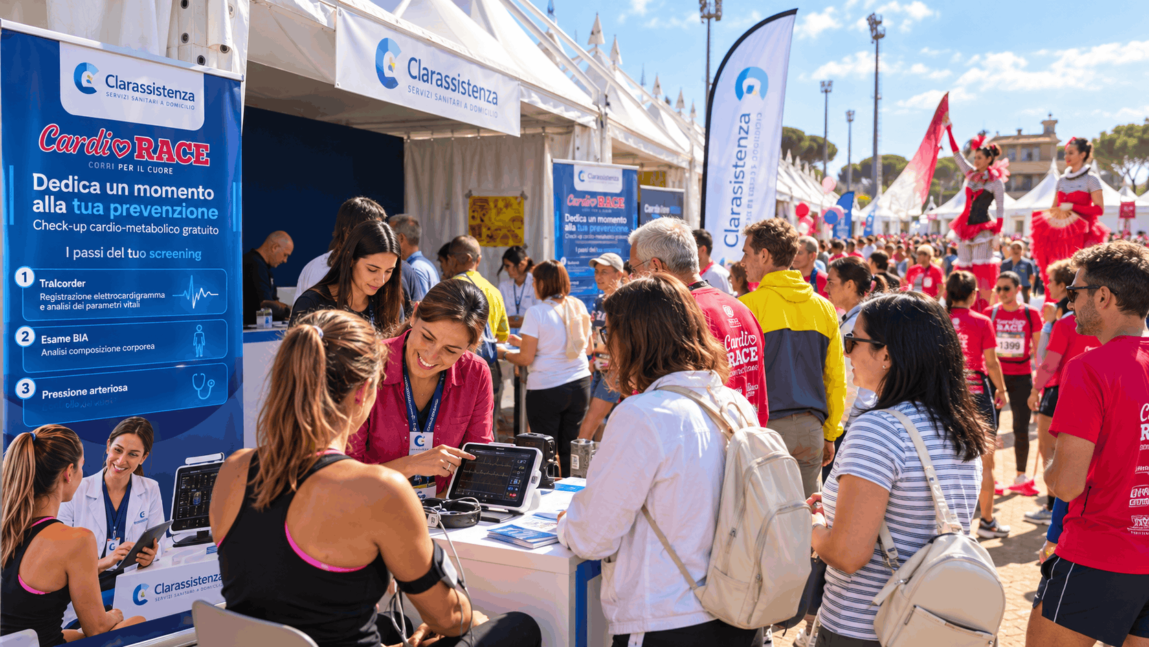 Screening cardiaco al Cardio Race clarassistenza